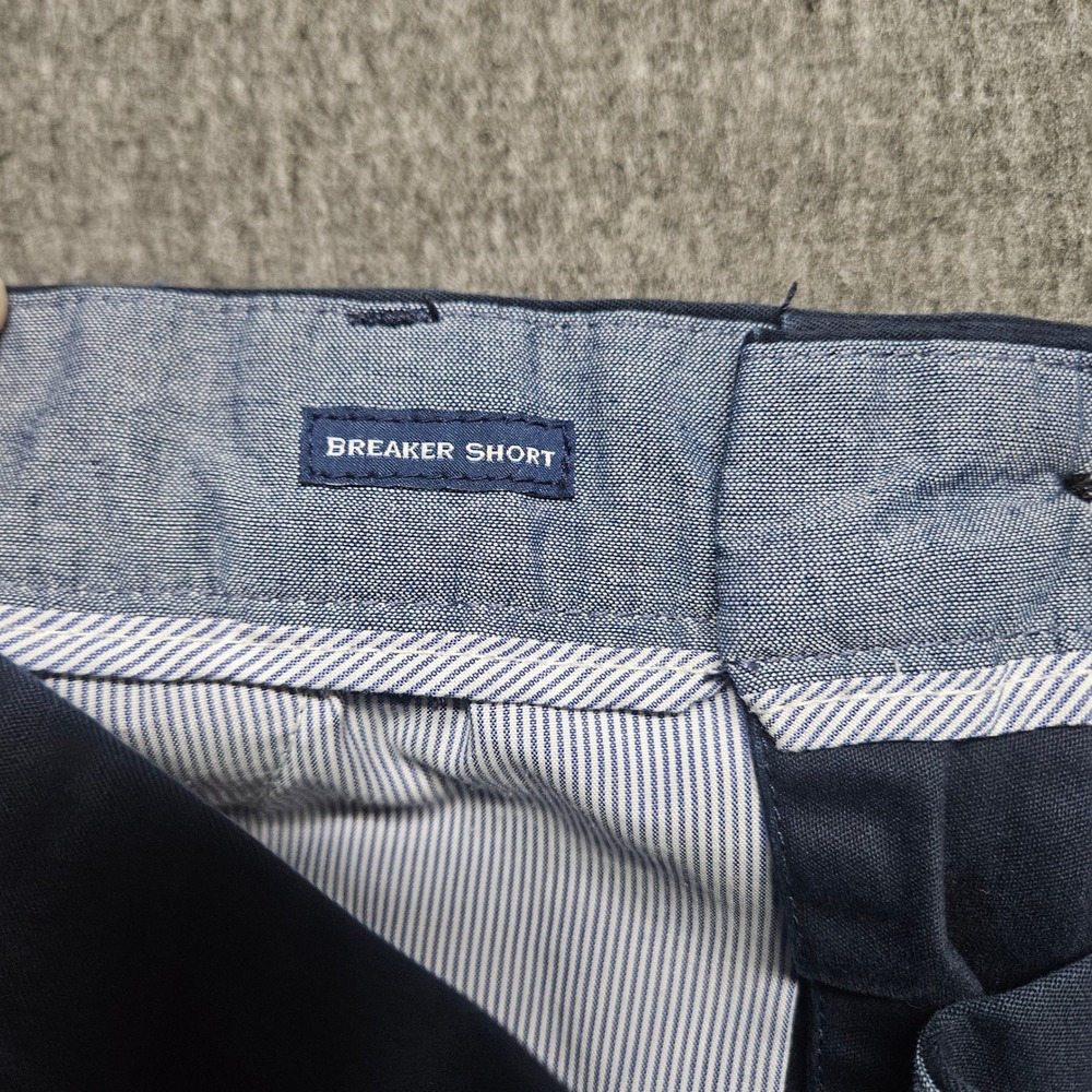 Vineyard Vines Breaker Short Mens 30 Navy Blue 1H0462 Cotton Twill Chino - Picture 4 of 11